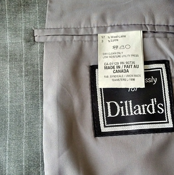 Ralph Ralph Lauren Gray Wool Suit 44R 38W 29L